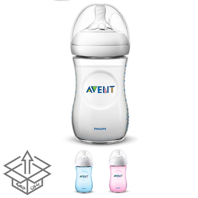 شیشه شیر نچرال ۲۶۰ میلی‌لیتر فیلیپس اونت PHILIPS AVENT سری UltraSoft - بدون جعبه