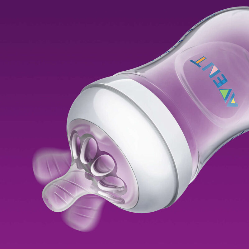 شیشه شیر نچرال ۱۲۵ میلی‌لیتر فیلیپس اونت PHILIPS AVENT سری UltraSoft - تصویر 4