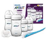 ست شیشه شیر نچرال ۶ تکه فیلیپس اونت PHILIPS AVENT سری UltraSoft مدل SCD301/01 - شفاف