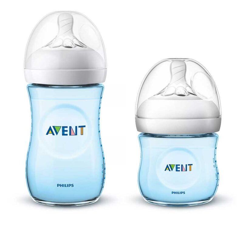 ست شیشه شیر نچرال ۱۲۵ و ۲۶۰ میلی لیتر فیلیپس اونت PHILIPS AVENT سری UltraSoft - بدون جعبه - تصویر 4