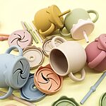 لیوان و تنقلات خوری سیلیکونی مدل بستنی