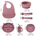 ست ظروف سیلیکونی کودک ۶ تکه مدل پیشی AST860 - تصویر 5