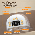 معرفی دکمه‌های کنترل، نمایشگر دیجیتال و حالت‌های عملکرد شیردوش دوپسر DPS-8010
