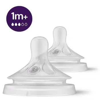 سرشیشه نچرال جریان ۳ فیلیپس اونت PHILIPS AVENT سری Response - بسته ۲ عددی