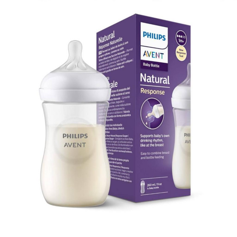 شیشه شیر نچرال ۲۶۰ میلی لیتر فیلیپس اونت PHILIPS AVENT سری Response