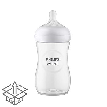 شیشه شیر نچرال ۲۶۰ میلی لیتر فیلیپس اونت PHILIPS AVENT سری Response - بدون جعبه