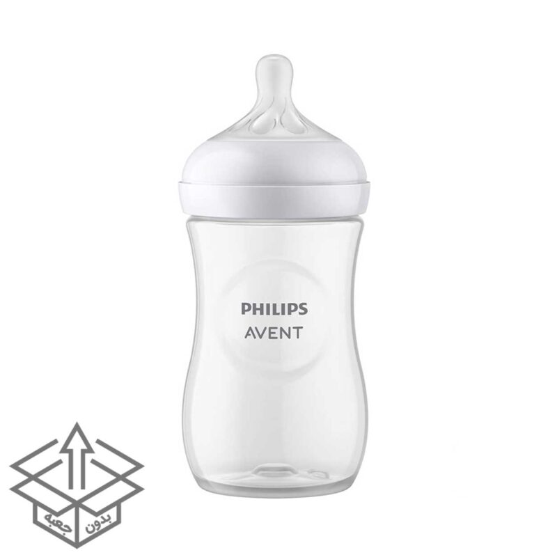 شیشه شیر نچرال ۲۶۰ میلی لیتر فیلیپس اونت PHILIPS AVENT سری Response - بدون جعبه