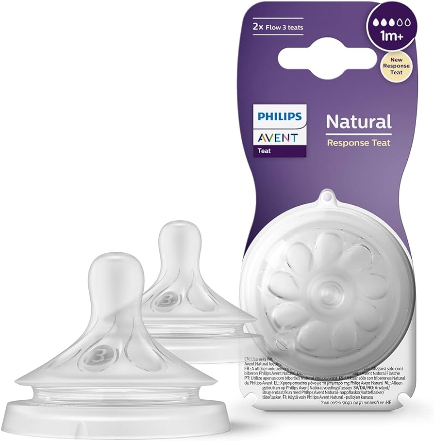 سرشیشه نچرال جریان ۳ فیلیپس اونت PHILIPS AVENT سری Response - بسته ۲ عددی 1
