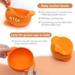 ست ظروف غذای سیلیکونی کودک ۵‌ تکه Pumpkin مدل ASE840 - تصویر 12