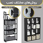 روش نصب بند ایمنی ضد واژگونی روی کتابخانه و کمد