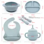 ست ظروف غذای سیلیکونی کودک ۵‌ تکه Pumpkin مدل ASE840 - تصویر 14