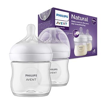 شیشه شیر نچرال ۱۲۵ میلی لیتر دوتایی فیلیپس اونت PHILIPS AVENT سری Response
