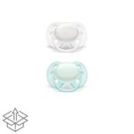 پستانک ارتودنسی ۰ تا ۶ ماه تکی فیلیپس اونت PHILIPS AVENT سری UltraSoft مدل SCF214-بدون جعبه