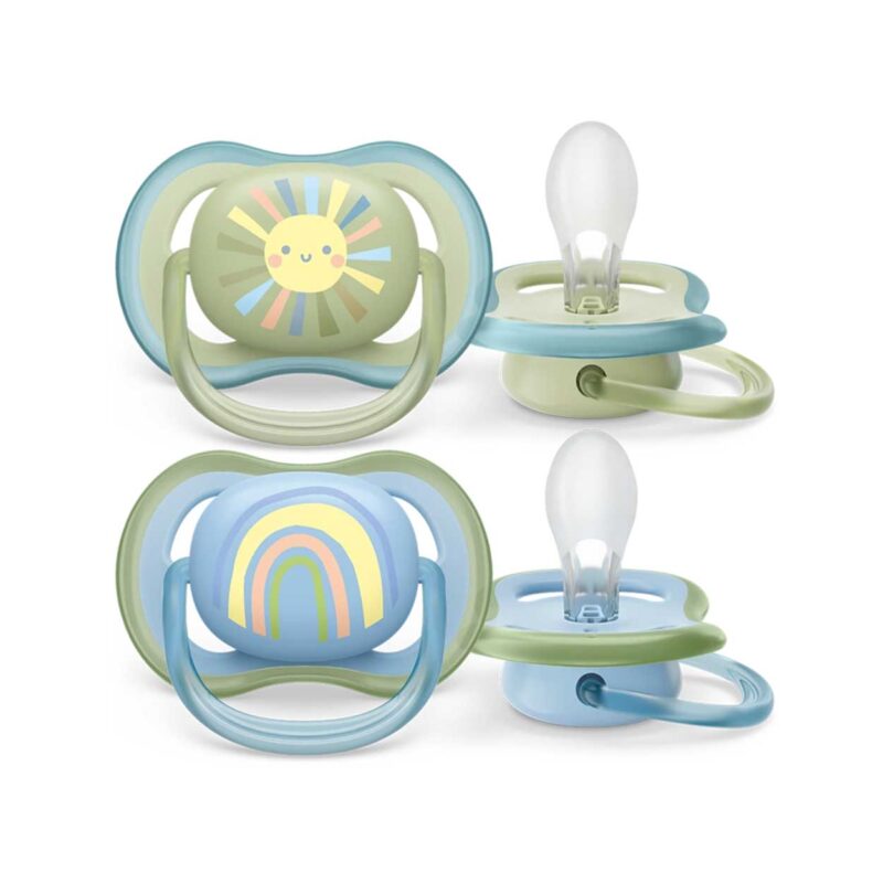 پستانک ارتودنسی ۰تا۶ ماه دوتایی فیلیپس اونت PHILIPS AVENT سری UltraAir مدل