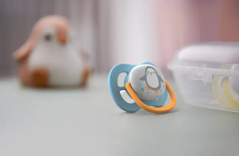 پستانک ارتودنسی ۰ تا ۶ ماه دوتایی فیلیپس اونت PHILIPS AVENT سری UltraAir مدل SCF080/05 - تصویر 2