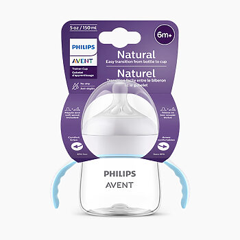 شیشه شیر نچرال دسته‌دار ۱۵۰ میلی لیتر فیلیپس اونت PHILIPS AVENT سری Response