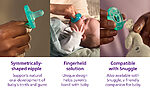 پستانک ارتودنسی انگشتی ۳ تا ۱۸ ماه تکی فیلیپس اونت Philips AVENT به همراه محفظه - تصویر 4