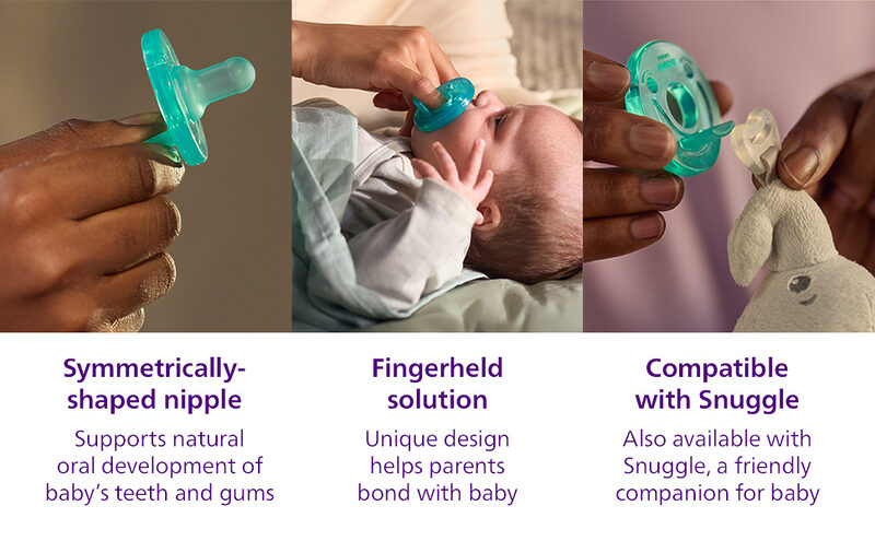 پستانک ارتودنسی انگشتی ۳ تا ۱۸ ماه تکی فیلیپس اونت Philips AVENT به همراه محفظه - تصویر 4