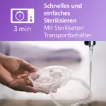 پستانک ارتودنسی شب‌تاب ۰ تا ۲ ماه دوتایی فیلیپس اونت سری UltraStart مدل SCF075/08 - تصویر 5