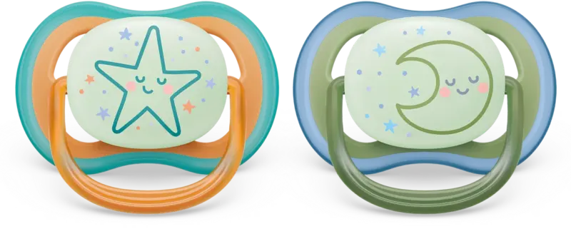 پستانک ارتودنسی شب تاب بالای ۱۸ ماه دوتایی فیلیپس اونت PHILIPS AVENT سری UltraAir مدل SCF376/23 - تصویر 5