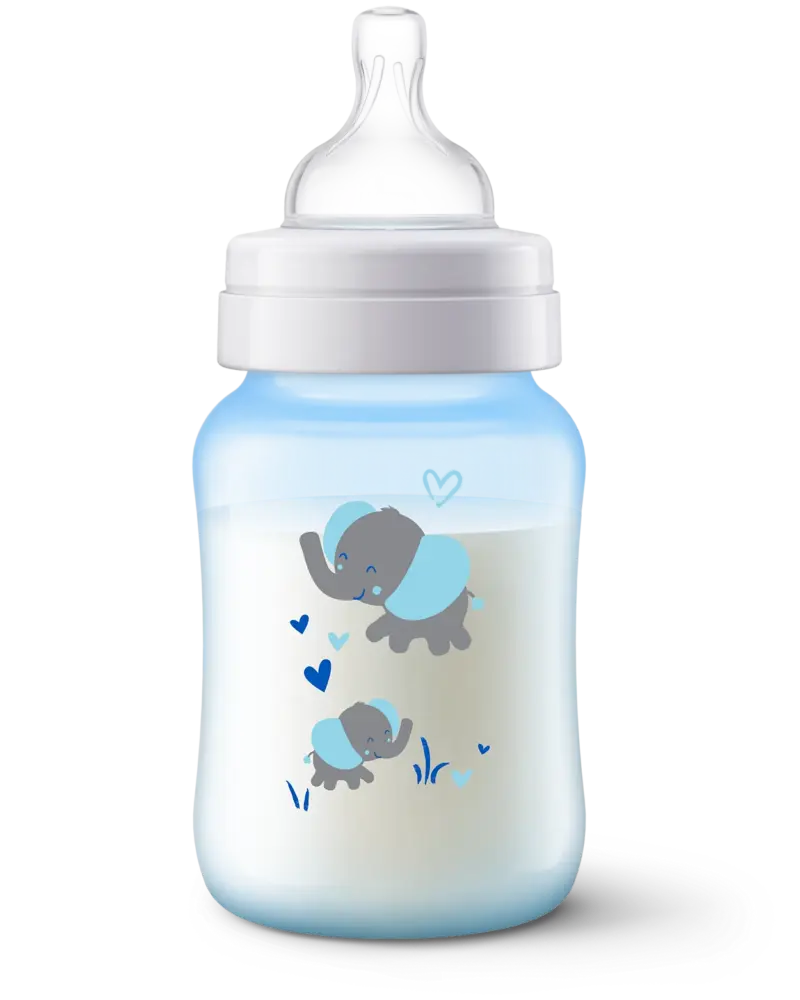 شیشه شیر کلاسیک ۲۶۰ میلی‌لیتر فیلیپس اونت PHILIPS AVENT سری AntiColic - طرح فیل - تصویر 5