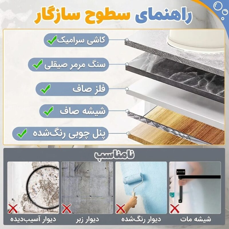 استند دیواری حمام کودک تاشو مدل AST920 - تصویر 4