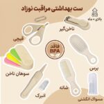 ست بهداشتی مراقبت نوزاد ۷ تکه Kokibebe مدل JR-6072 - تصویر 2