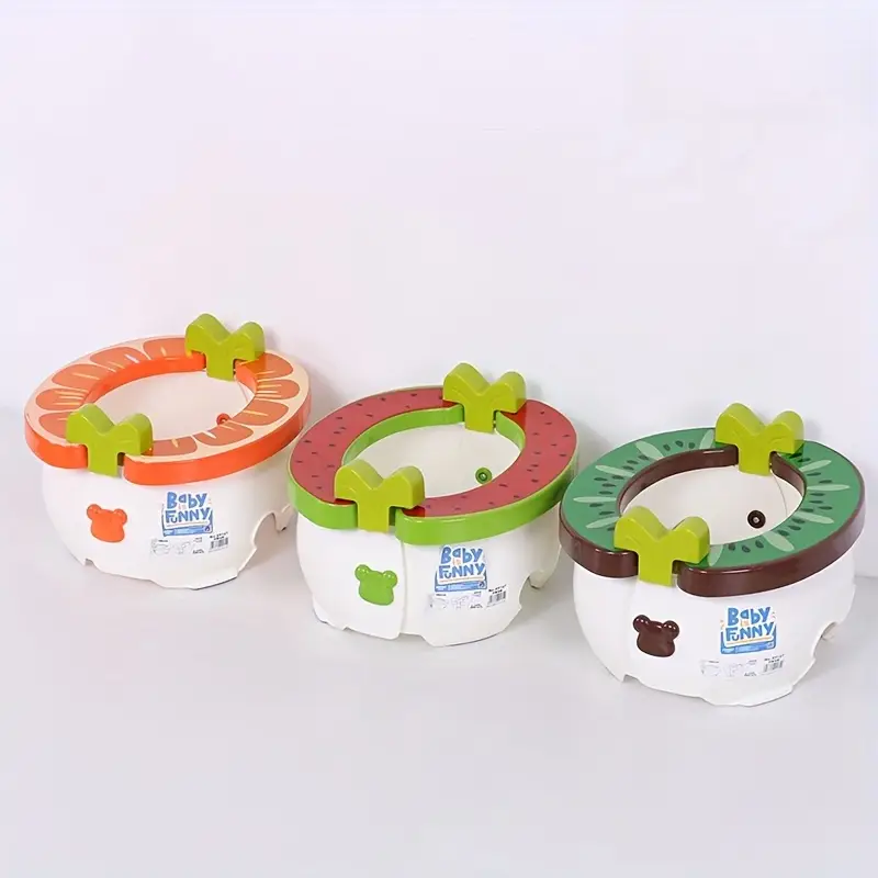baby-funny-fruit-potty-colors توالت فرنگی کودک آموزشی طرح میوه Baby Funny