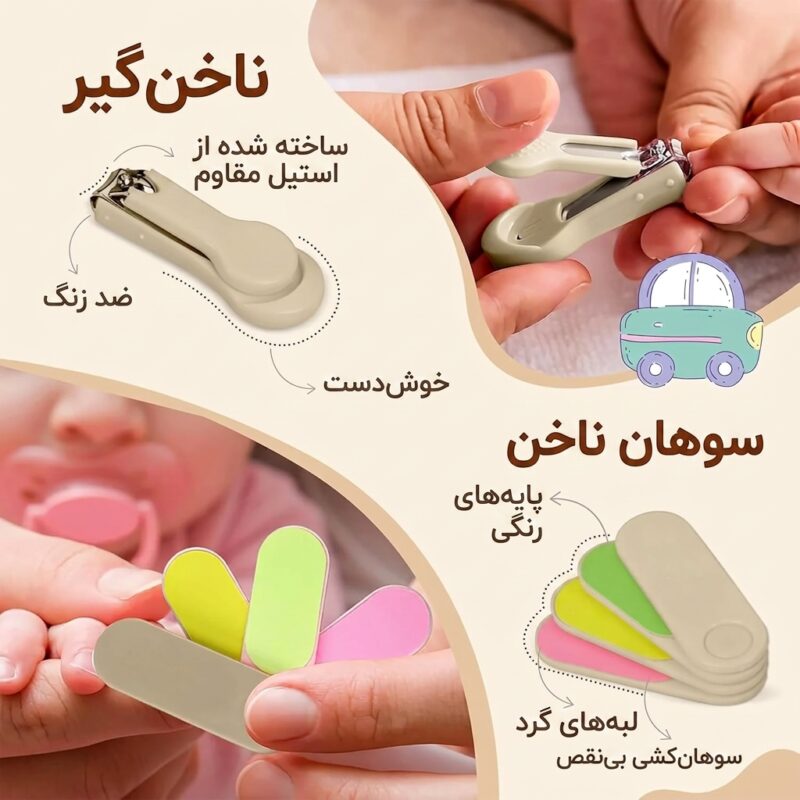 ست بهداشتی مراقبت نوزاد ۷ تکه Kokibebe مدل JR-6072 - تصویر 3