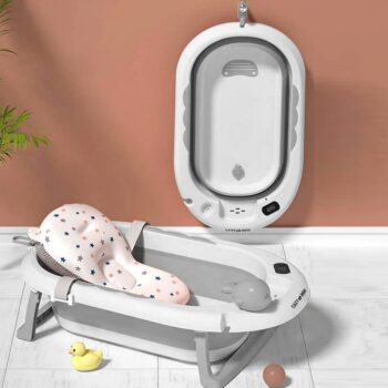 وان حمام کودک جمع‌شو پایه‌دار Ocean Bathtub مدل AST590