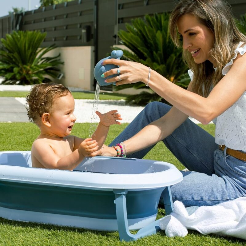 وان حمام کودک جمع‌شو پایه‌دار Ocean Bathtub مدل AST590 - تصویر 3