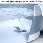 وان حمام کودک جمع‌شو پایه‌دار Ocean Bathtub مدل AST590 - تصویر 10