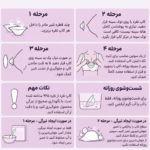 راهنمای تصویری استفاده، شست‌وشو و رفع تیرگی کاپ نقره AST158